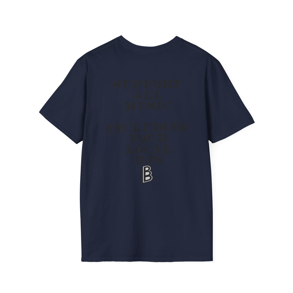 Festival Quote T-Shirt — Bold Band Tee | Support All Music Back Print